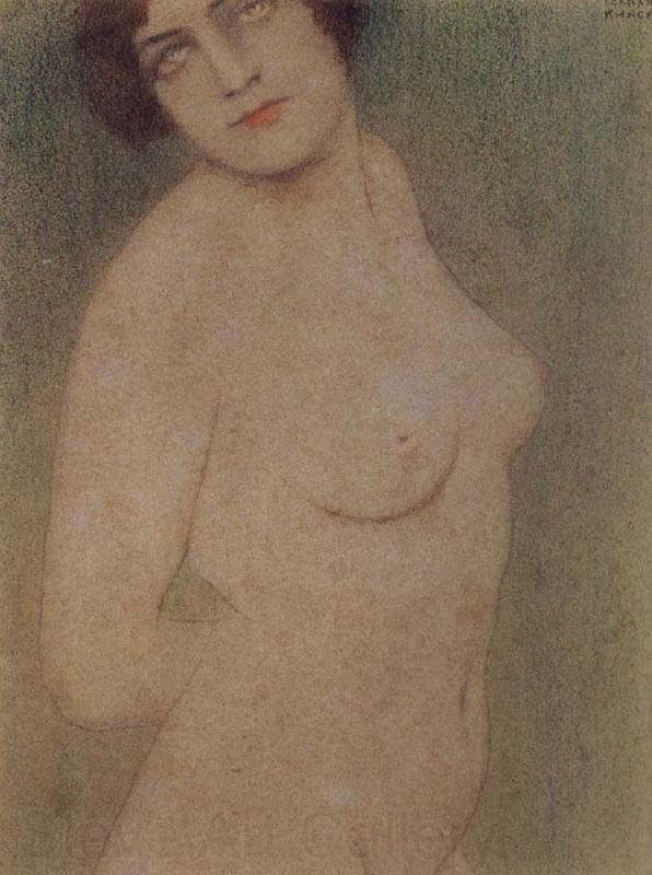 Fernand Khnopff Nude Study Germany oil painting art